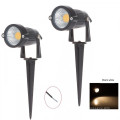 3 W 5 W 7 W 9 W Extérieure Jardin 220 V AC LED Pelouse ÉPI LED Spike Chaude blanc IP65 Étang Paysage Spot jardin conduit chemin lumière